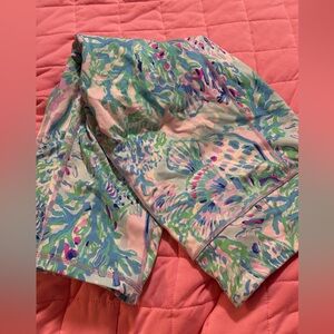 Lilly Pulitzer Pink and Green Leggings